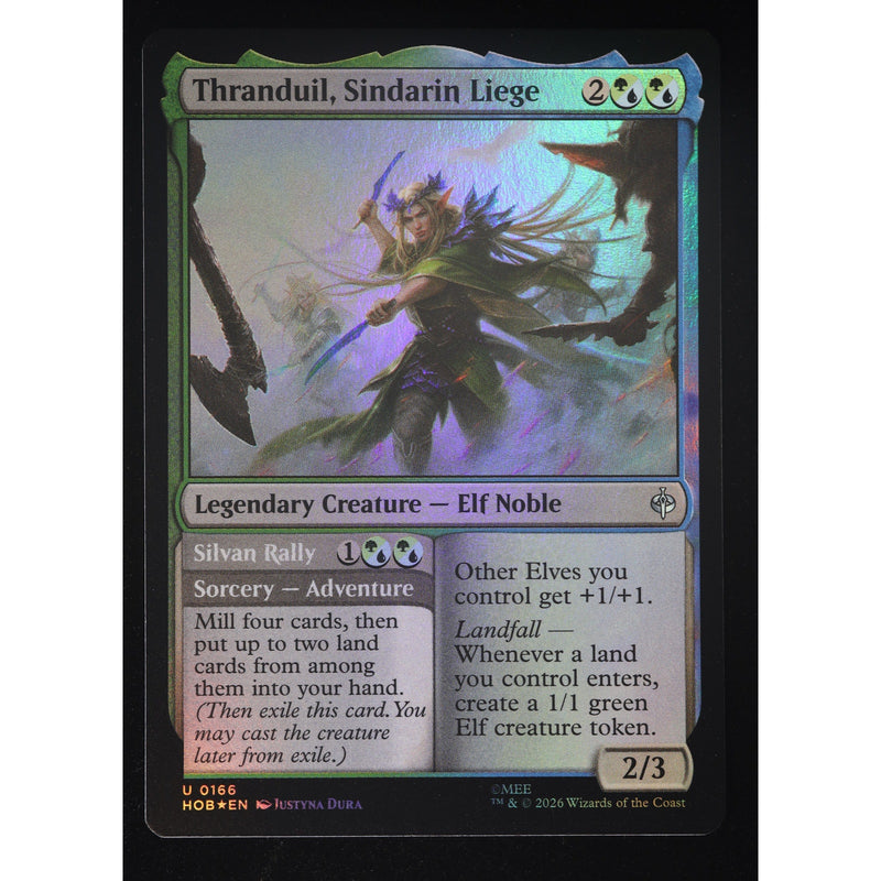 MTG Thranduil Sindarin Liege 166 Foil The Hobbit HOB – Near Mint