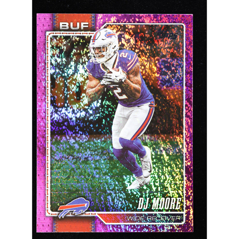 2026 Topps Flagship DJ Moore #36 Pink Diamante Foil — Near Mint