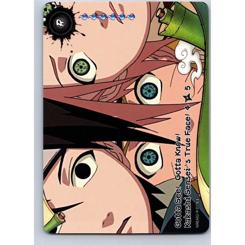 2026 Kayou Naruto Kakashi's True Face R NREA02-R-019L1 English NM