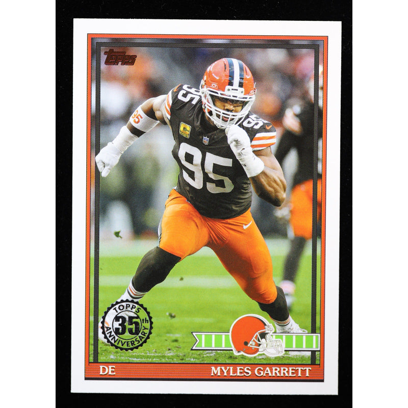 2026 Topps Flagship Myles Garrett 1991 Topps 91TF-26 Football front