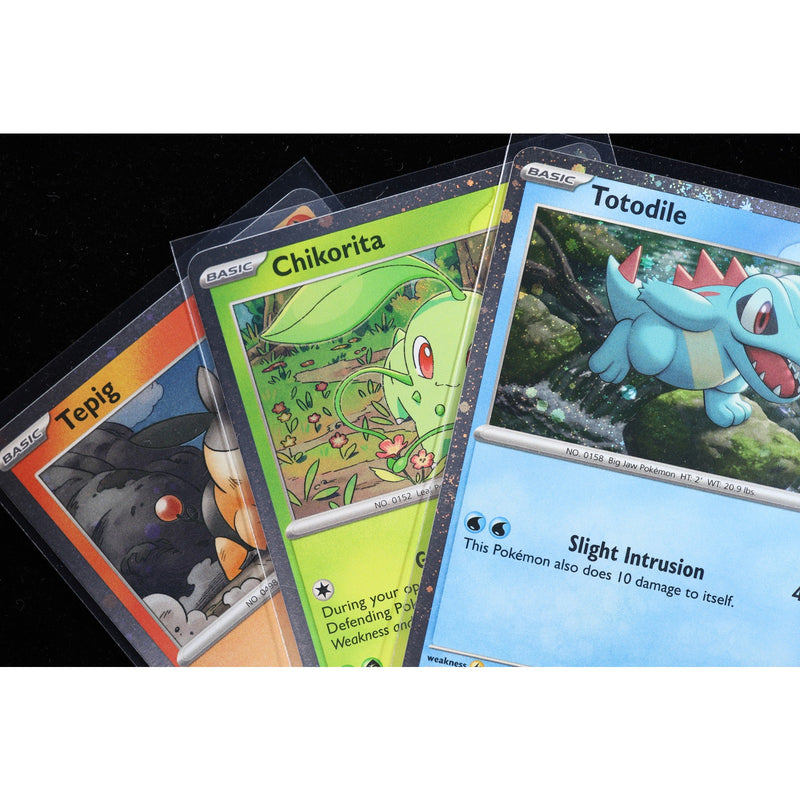 Pokemon Chikorita Tepig Totodile Ascended Heroes Cosmos Holo Set