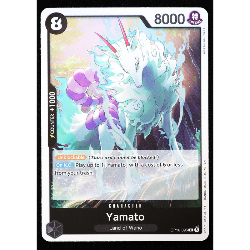 Yamato OP16-096 Rare foil One Piece trading card front