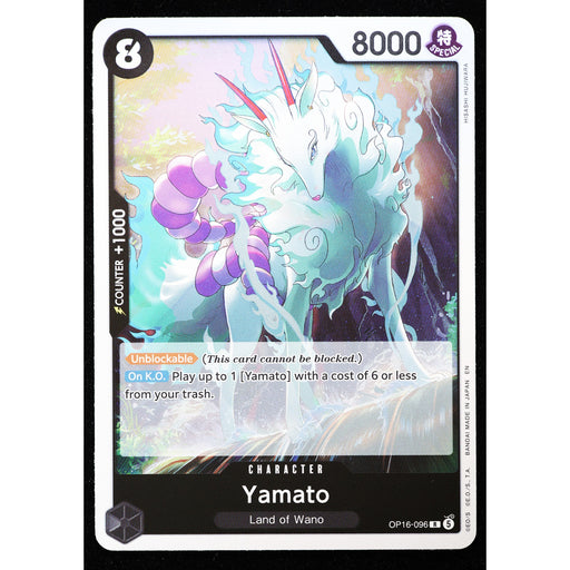 Yamato OP16-096 Rare foil One Piece trading card front