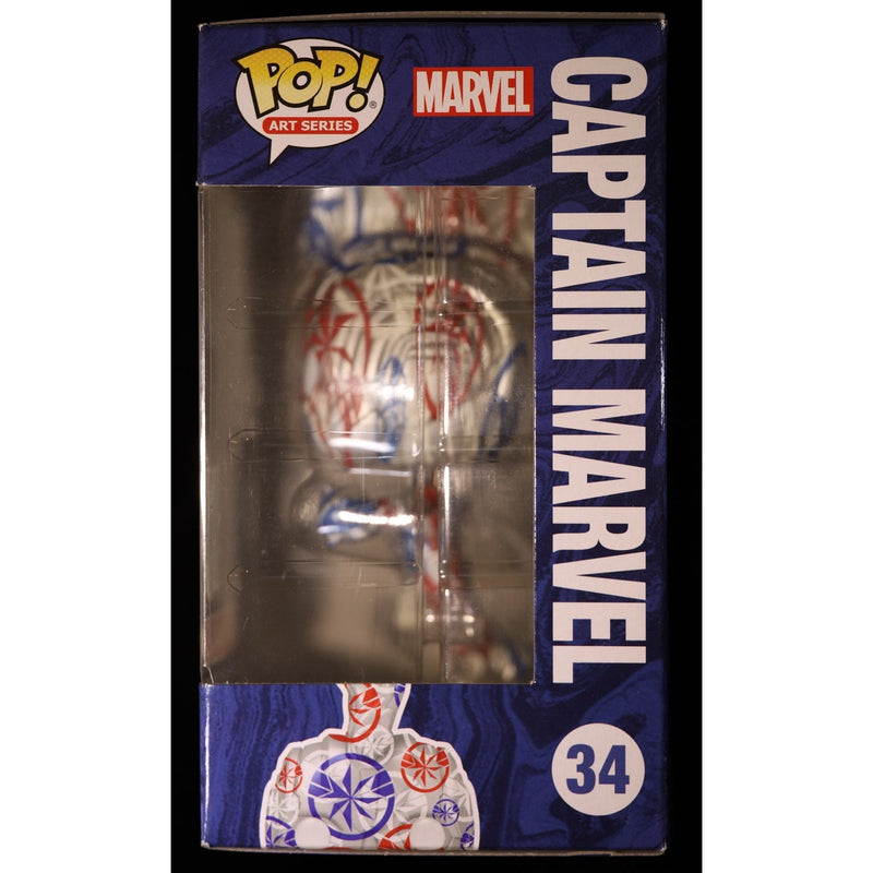 Funko Pop Art Series Captain Marvel #34 Target Exclusive w/ Protector