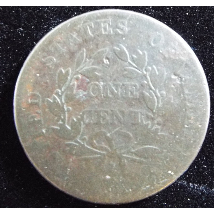1803 Draped Bust Large Cent reverse early U.S. copper coin