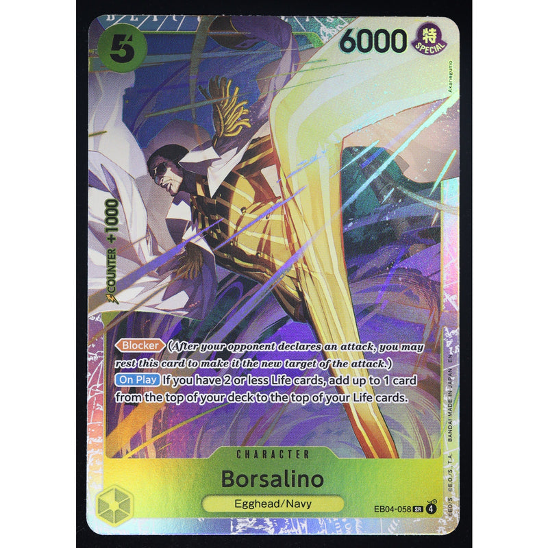 One Piece Borsalino EB04-058 SR Special Foil – Near Mint