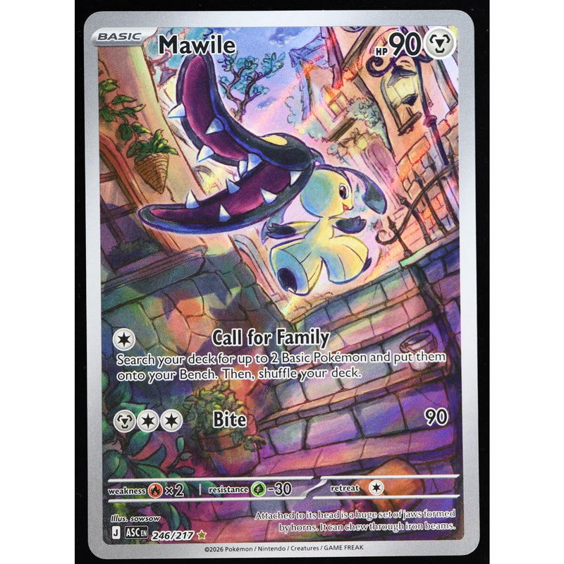 Pokemon Mawile 246/217 Ascended Heroes Ultra Rare Holo English NM