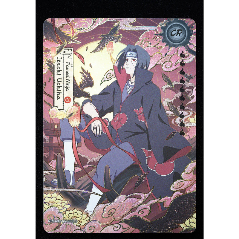 Itachi Uchiha NREA02-CR-003L5 CR foil Naruto card front