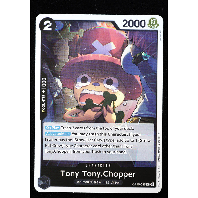 Tony Tony Chopper OP15-085 Rare foil One Piece card front