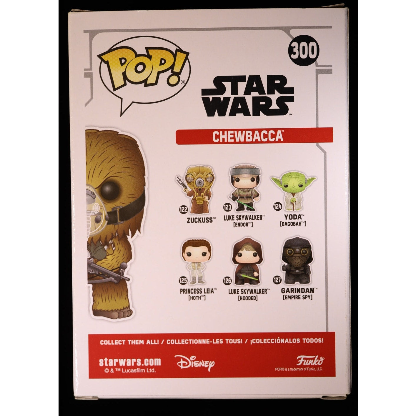 Funko Pop Chewbacca #300 Star Wars Smuggler's Bounty Exclusive