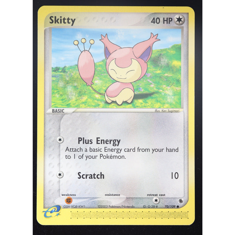 Pokemon Skitty 70/109 EX Ruby Sapphire Non-Holo English LP