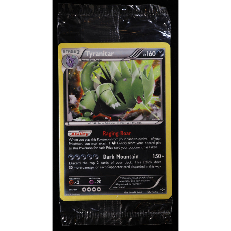 Tyranitar 56/124 Sealed Cosmos Holo Promo Pokémon XY Fates Collide