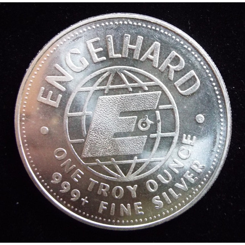 984 Engelhard Eagle reverse .999 silver round
