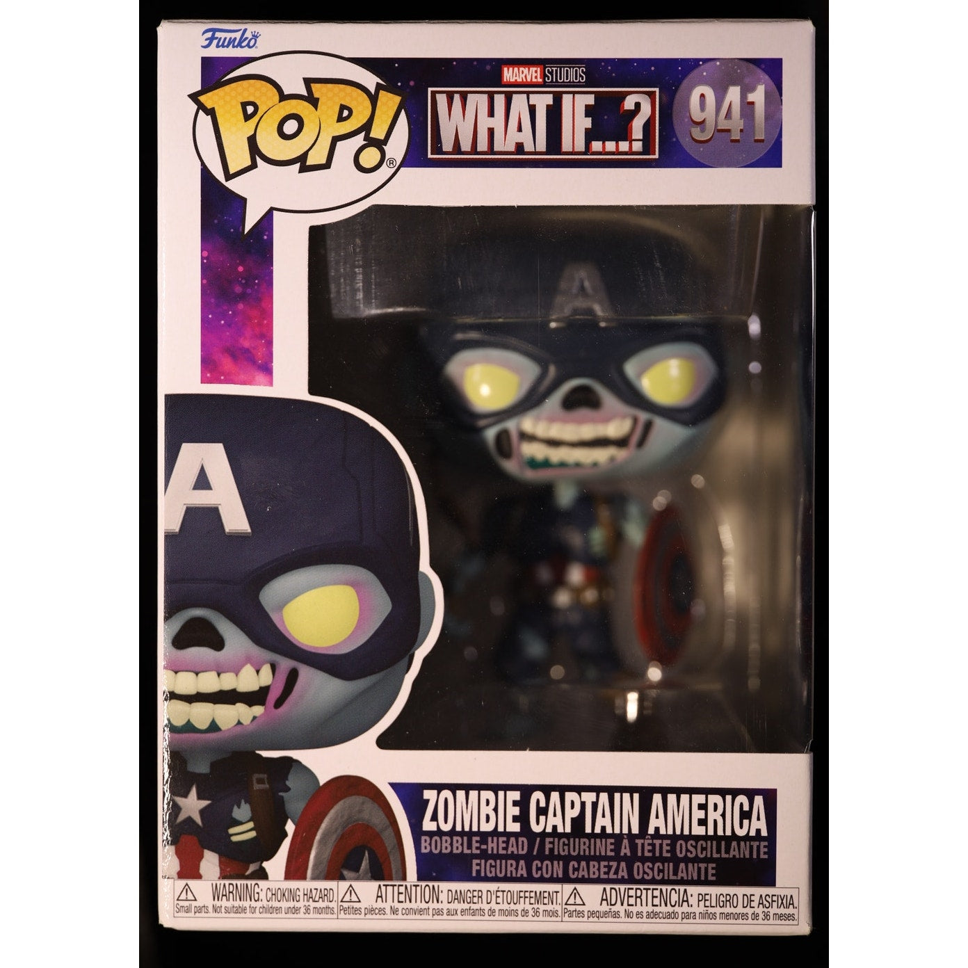 Funko Pop! Marvel What If...? Zombie Captain America #941