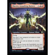 Electro, Assaulting Battery 0260 SPM extended art Magic: The Gathering card, front view, Near Mint nonfoil.