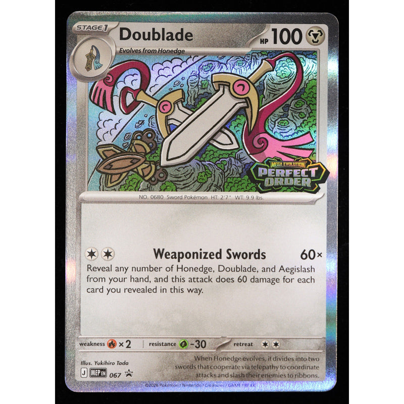 Doublade #067 Perfect Order Promo Stamp Pokemon Card Near Mint