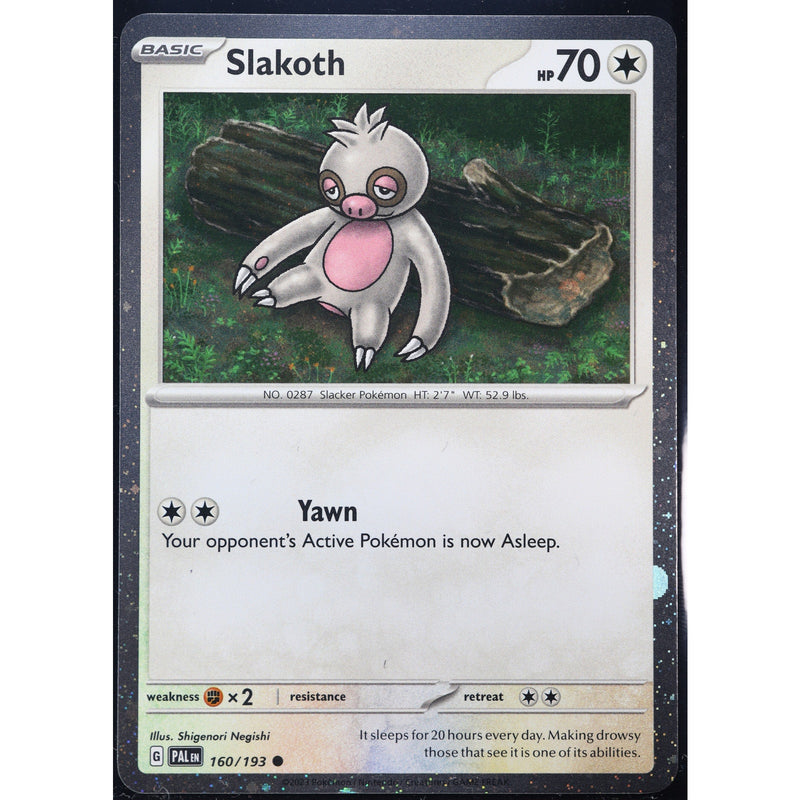 Pokemon Slakoth Vigoroth Slaking Paldea Evolved Cosmos Holo Set