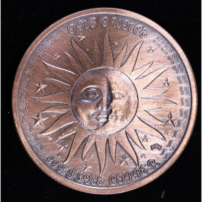 Monarch Precious Metals 1 oz .999 Fine Copper Zodiac Round | Aquarius