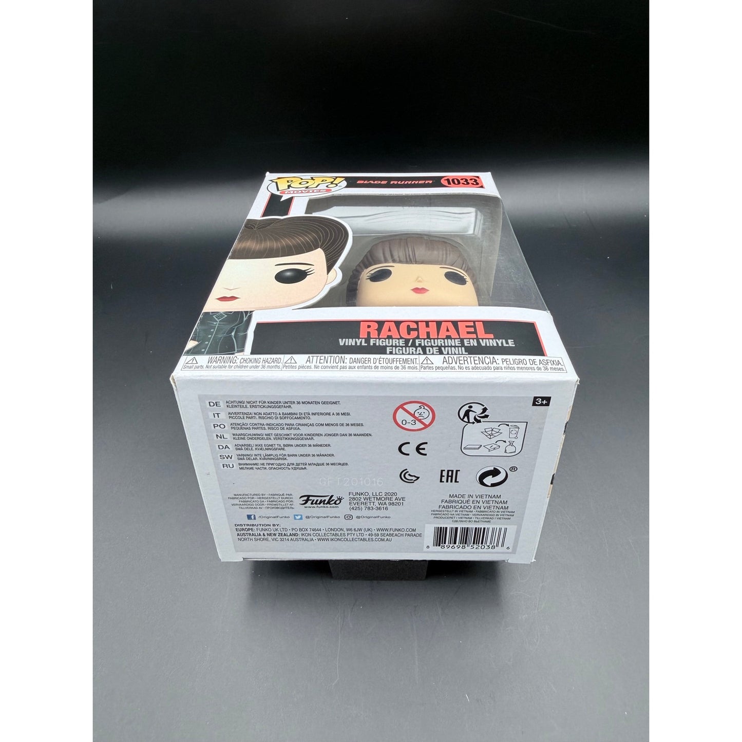 Blade Runner Rachael Funko Pop 1033 bottom view