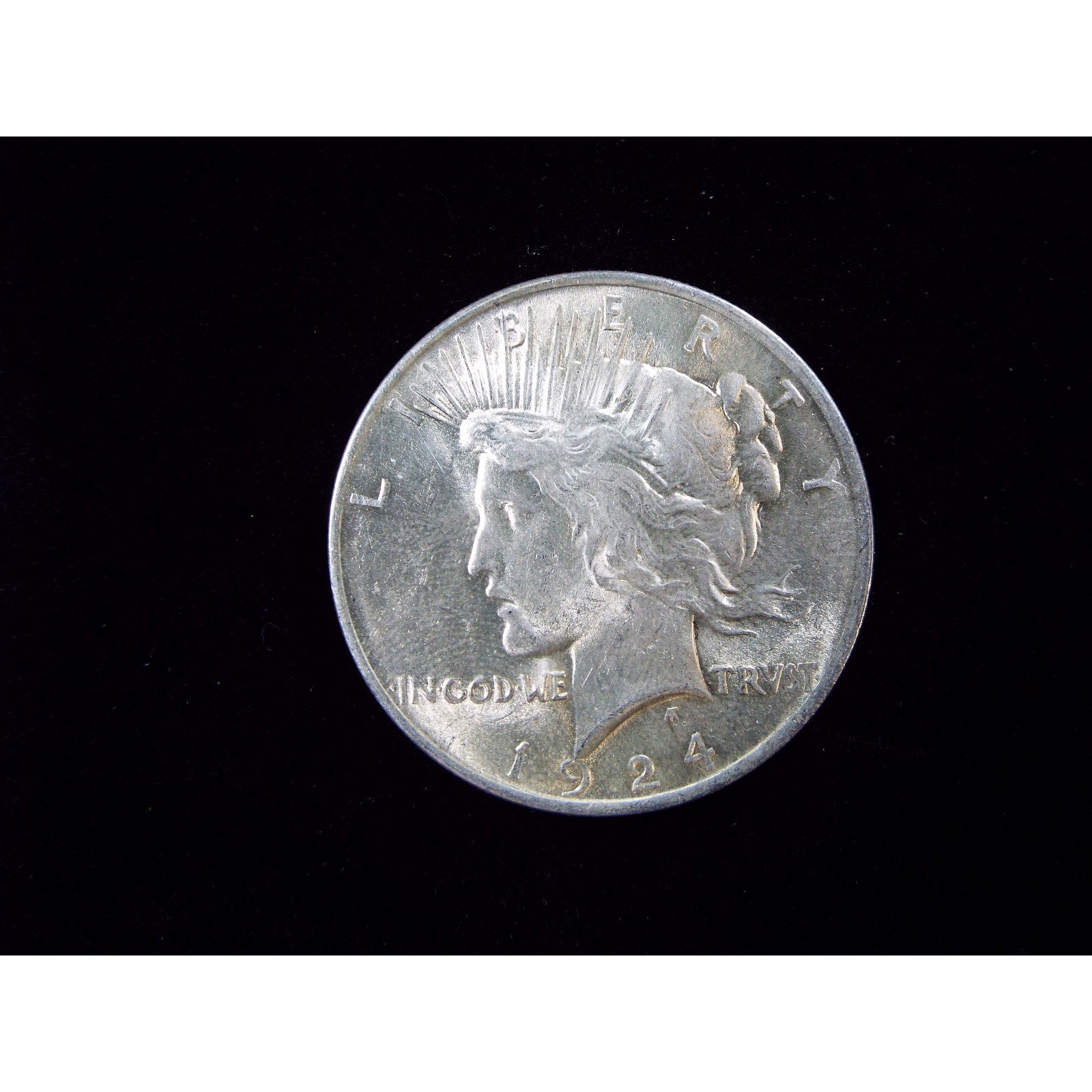1924 Peace Silver Dollar $1 luster