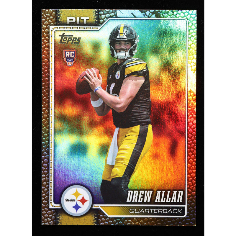 2026 Topps Flagship Drew Allar RC #304 Football Leather Foil back