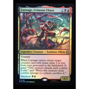 Carnage, Crimson Chaos 0125 SPM foil Magic: The Gathering card, front view, Near Mint English rare.