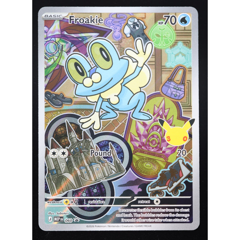 Pokemon Froakie MEP 060 First Partner Stamped Promo English NM