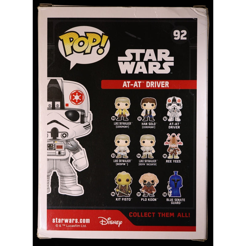 Funko Pop Star Wars AT-AT Driver #92 Walgreens Exclusive Vinyl Bobble Head