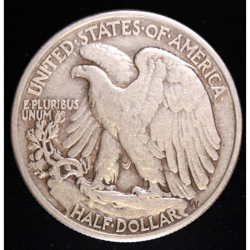 1943 Walking Liberty Half Dollar 90 Percent Silver Coin Reverse