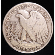 1943 Walking Liberty Half Dollar 90 Percent Silver Coin Reverse