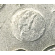 1972 Eisenhower Dollar Type 2 Reverse close variety detail