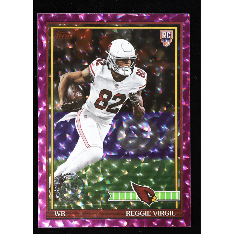 2026 Topps Flagship Reggie Virgil RC Pink Crackle Foil 91TR-40 — Near Mint