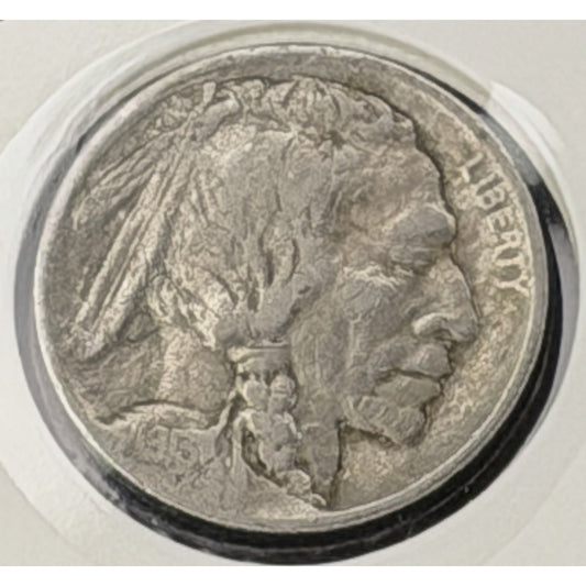 1913 Buffalo Nickel Type 1 obverse portrait