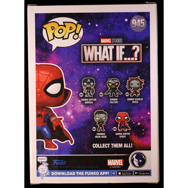 Funko Pop! Marvel What If? Zombie Hunter Spidey #945 Walmart Exclusive
