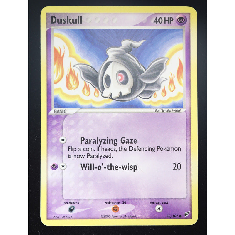 Pokemon Duskull 58/107 EX Deoxys Non-Holo English LP