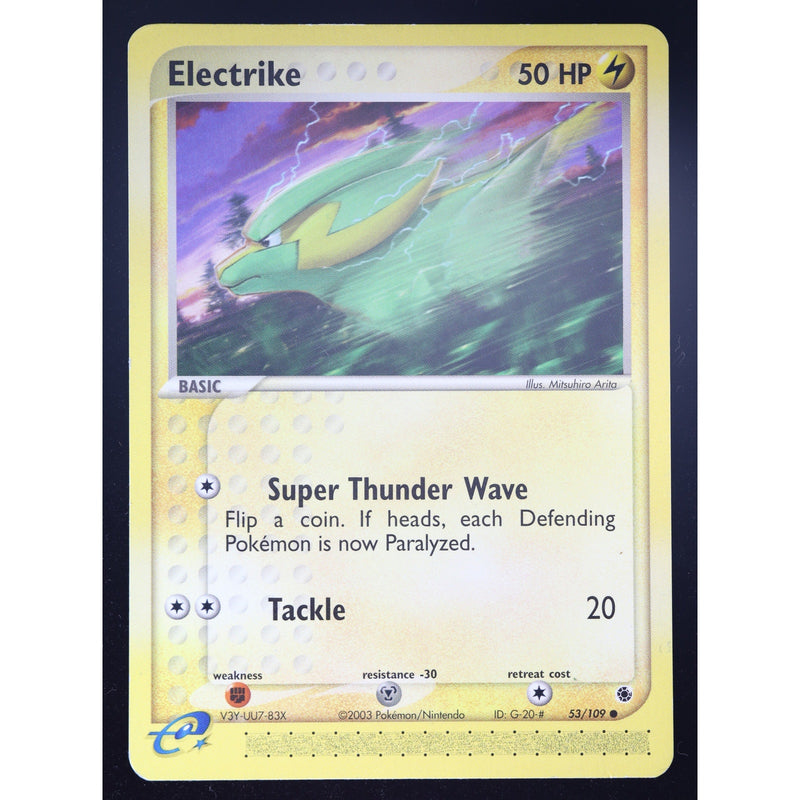 Pokemon Electrike 53/109 EX Ruby Sapphire Non-Holo English LP