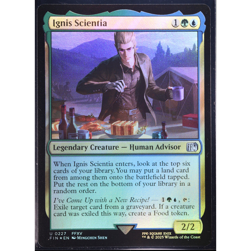 MTG Ignis Scientia Final Fantasy Foil English NM