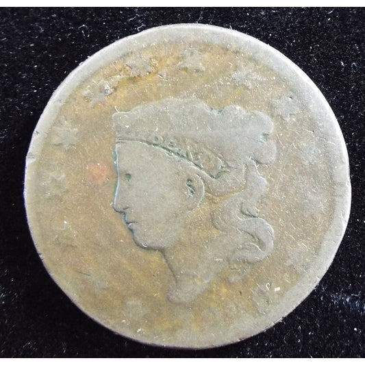 1820 Matron Head Large Cent obverse early U.S. copper coin