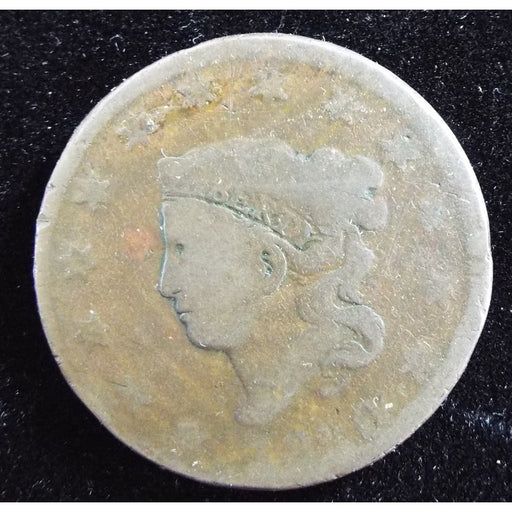 1820 Matron Head Large Cent obverse early U.S. copper coin
