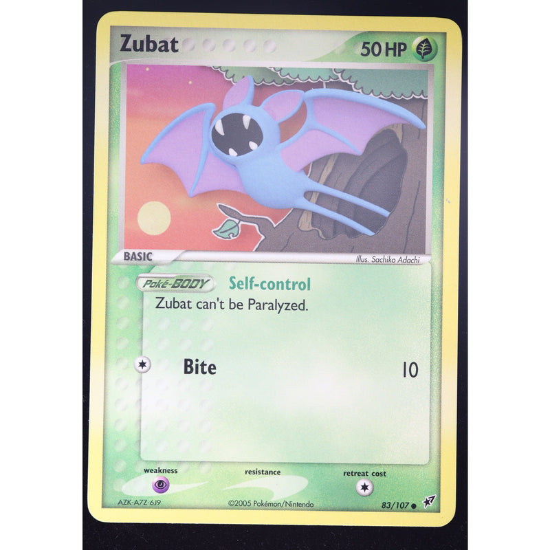 Pokemon Zubat 83/107 EX Deoxys Non-Holo English LP