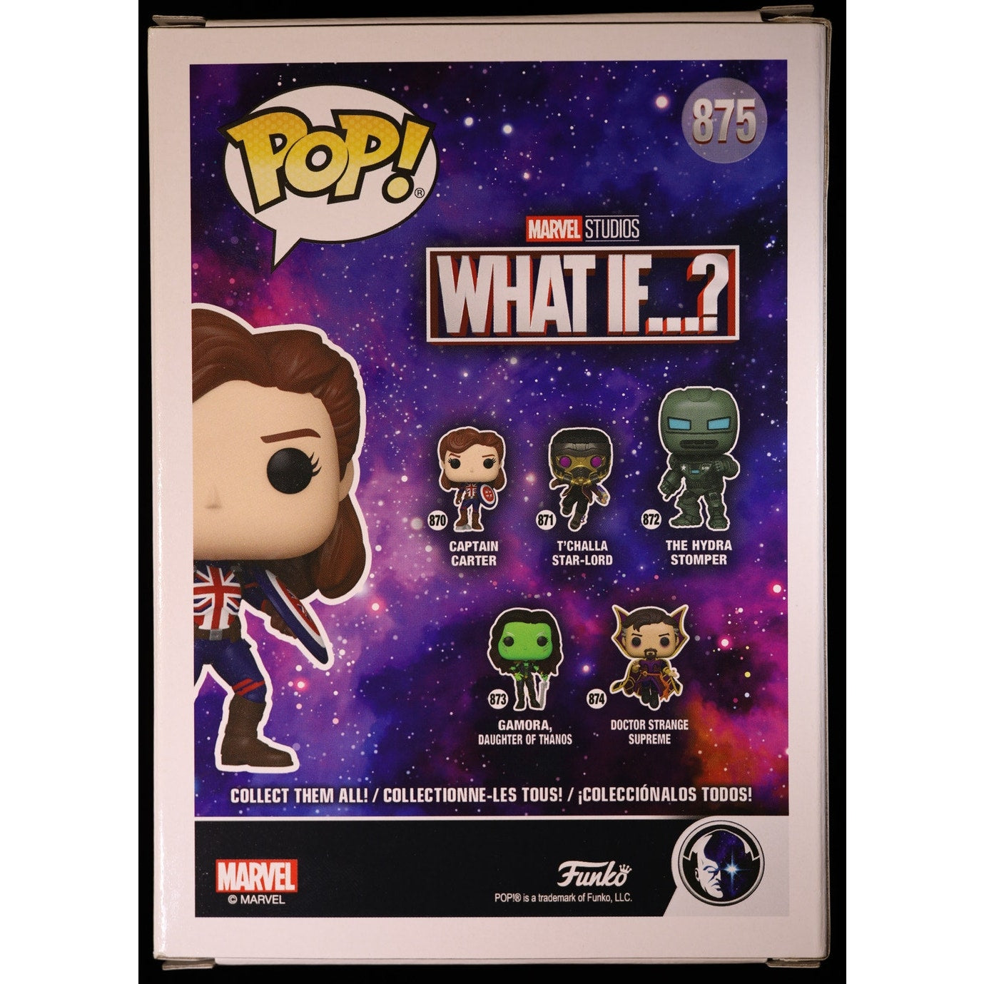 Funko Pop Marvel What If Captain Carter #875 GameStop Exclusive Vinyl Figure