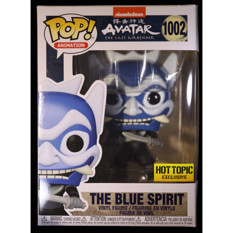 Funko Pop The Blue Spirit #1002 Hot Topic Exclusive Avatar The Last Airbender