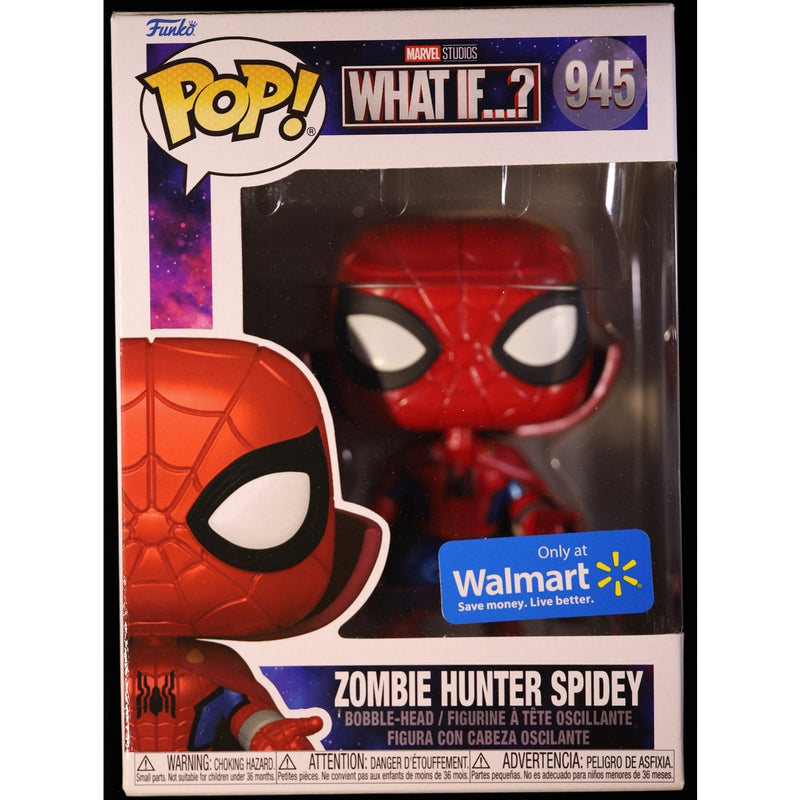 Funko Pop! Marvel What If? Zombie Hunter Spidey #945 Walmart Exclusive