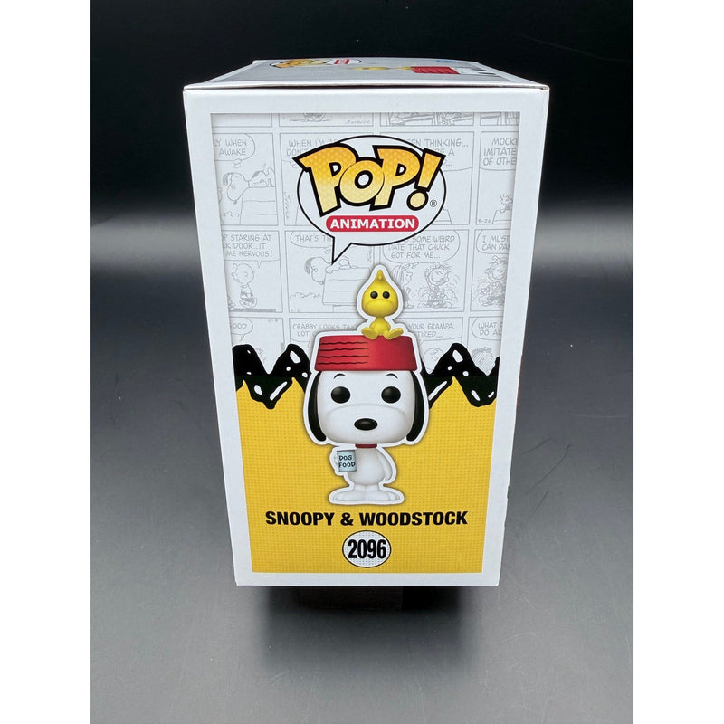 Snoopy Woodstock Funko Pop 2096 side view box