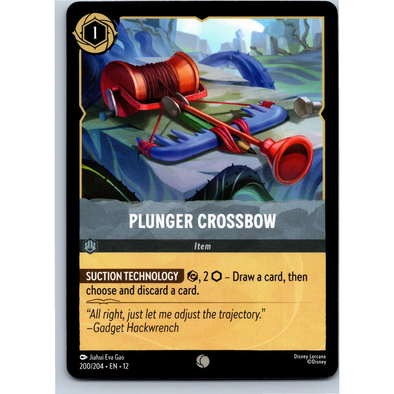 Disney Lorcana Plunger Crossbow 200/204 WU Common Nonfoil NM