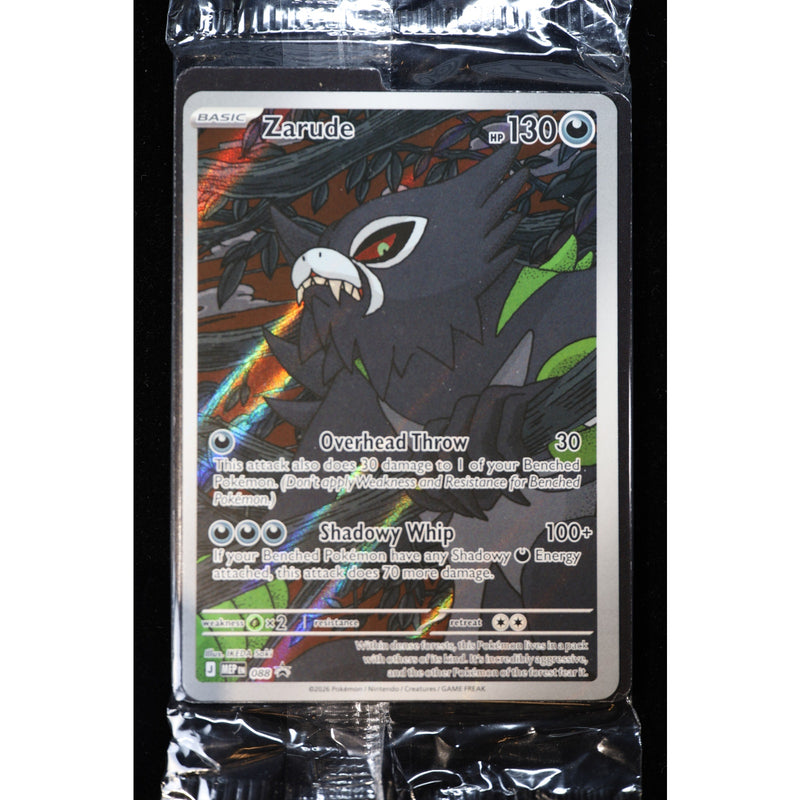 Pokemon Zarude 088 Pitch Black ETB Sealed Promo Holo English NM
