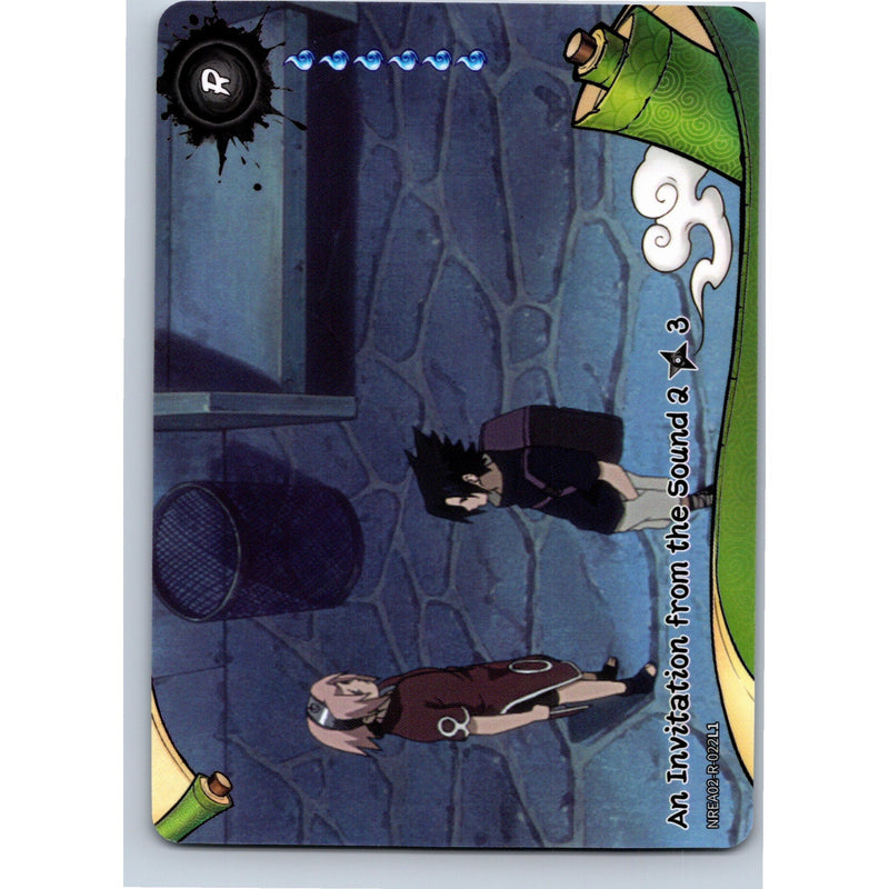 2026 Kayou Naruto Invitation from the Sound R NREA02-R-022L1 English NM