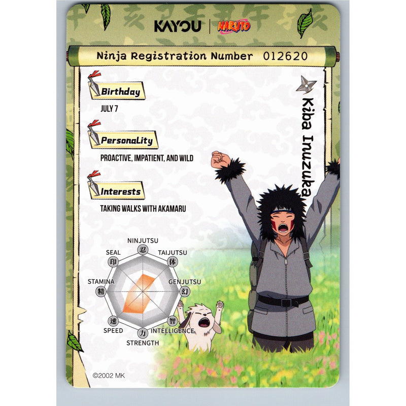 2026 Kayou Naruto Kiba Inuzuka SR NREA02-SR-010L2 English NM