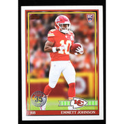 2026 Topps Flagship Emmett Johnson RC 1991 Topps 91TR-13 Football front