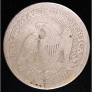 1853 Arrows and Rays Seated Liberty Quarter Silver Coin Reverse